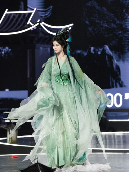 Mythology Series Aura Nix Embroidered Myrobalan Skirt Hanfu