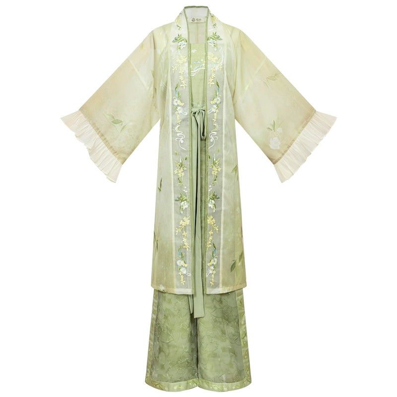 Lookbook Series Modern Hanfu 2025 Tea Dyeing