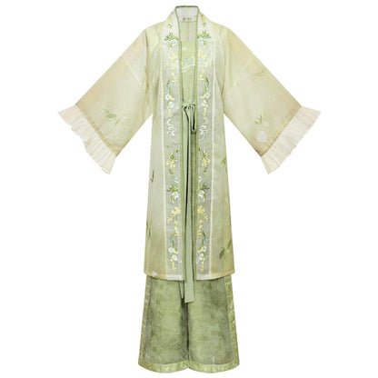 Lookbook Series Modern Hanfu 2025 Tea Dyeing