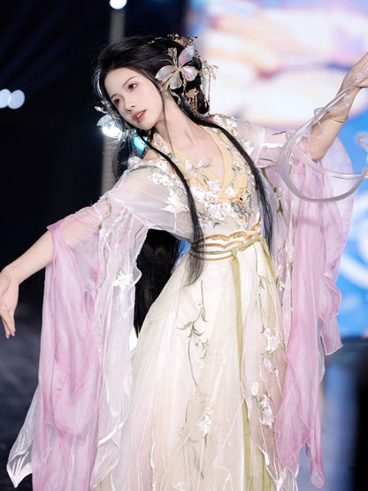 Twelve Flower Goddesses Series Lily Hanfu Dress