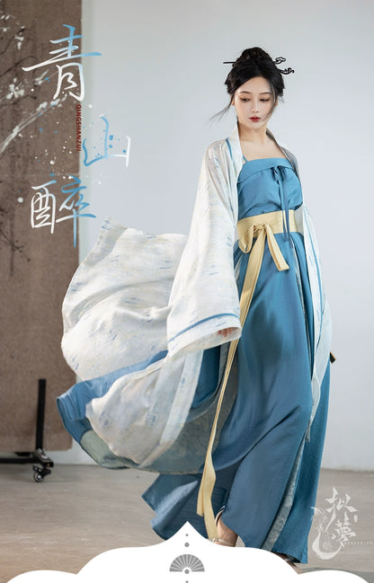 Dreams Qingshan Drunk Original Song Dynasty Daily Hanfu