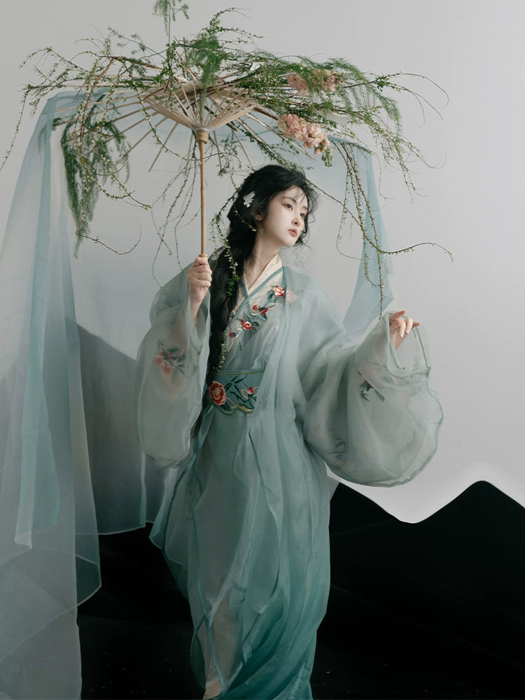 Lookbook Series Summer Autumn Hanfu Drunken Jade