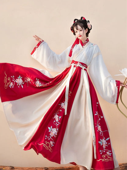 Colorful Clothes Wei Jin Handmade Hanfu Women's Original New