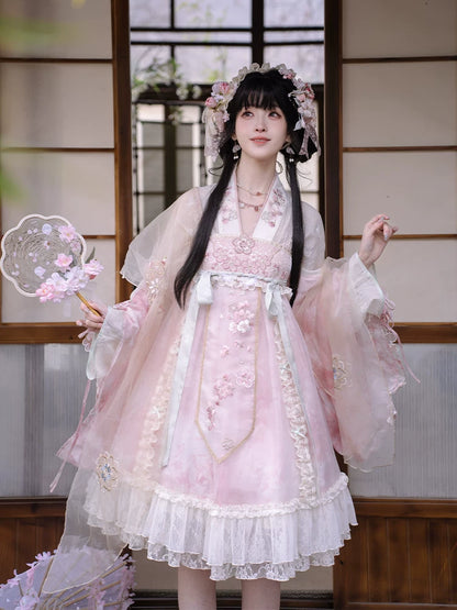 Picks Hype Series Hanfu Falling Sakura Flourish