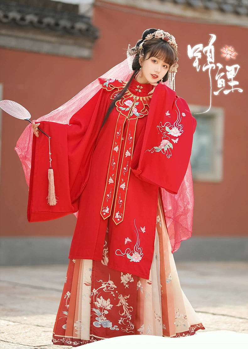 LOOKBOOK SERIES Ming Dynasty Horse Face Skirt Wedding Set