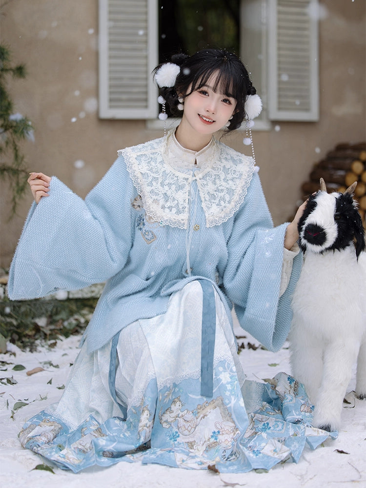 Mountain-View Qiao Series New Chinese Hanfu Snow Beaver Tea Party