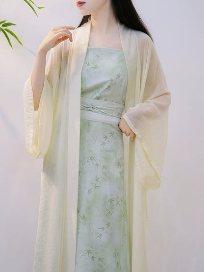 Lookbook Series Song Dynasty Hanfu Eight-Ripped Skirt Daily