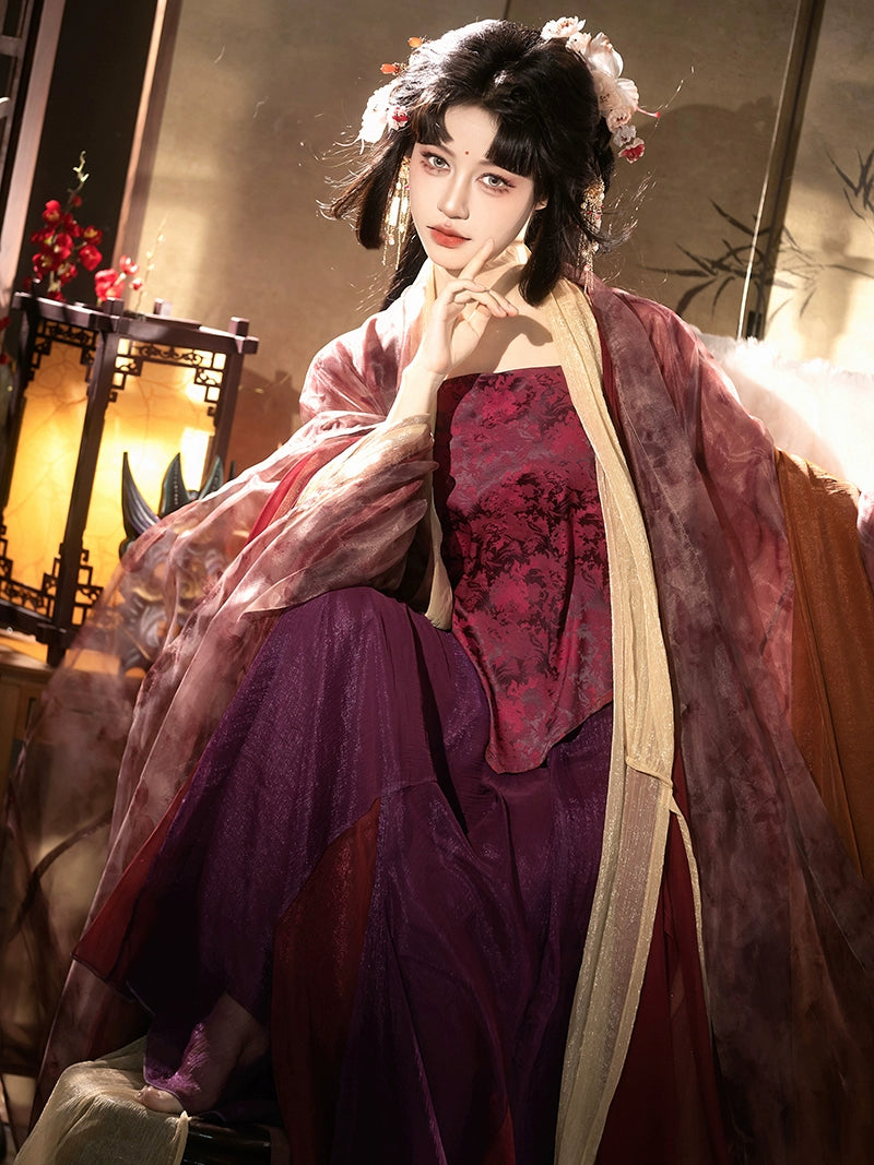 Picks Hype Series Hanfu Crimson Swallowtail