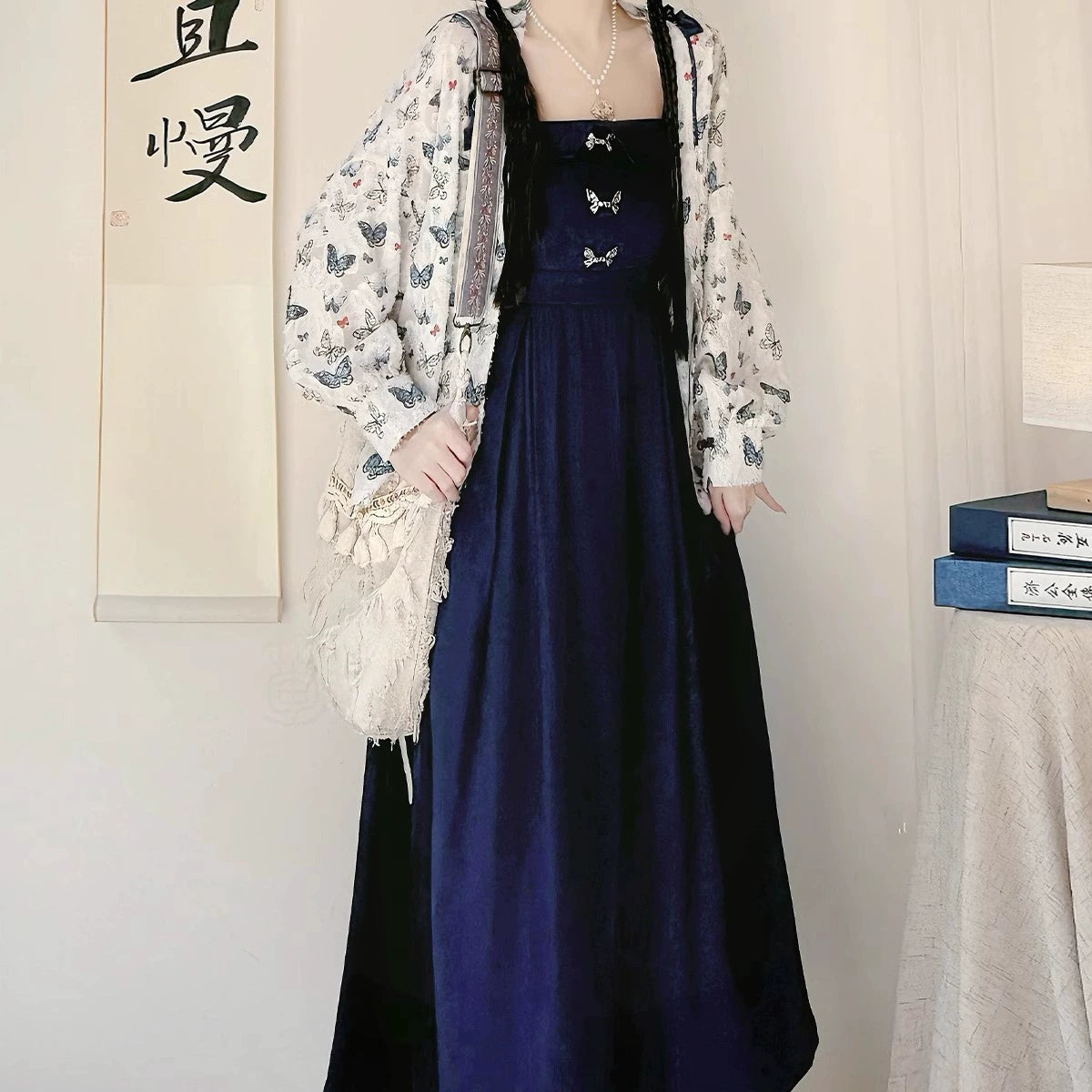 Lookbook Series Ethnic Autumn Hanfu Butterfly Book