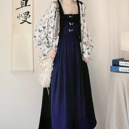 Lookbook Series Ethnic Autumn Hanfu Butterfly Book