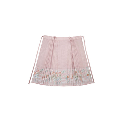 Shangyao Retreat Series Pink Imitation Ming Hanfu