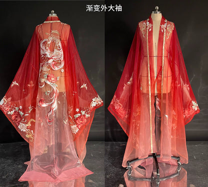 Haute Couture Series Woven Fabric Embroidered Qing Huan Guixu Fox Hanfu