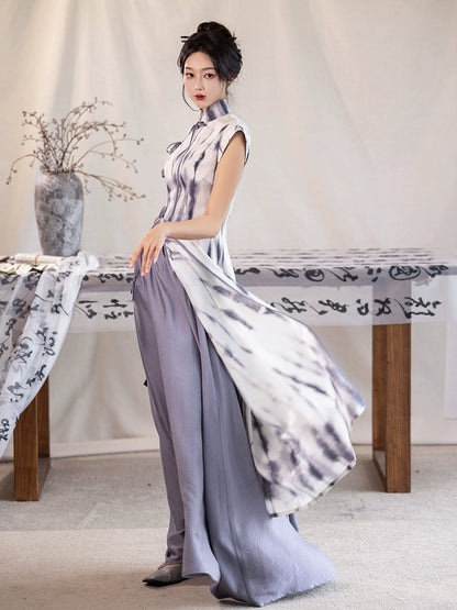 Dreams Clouds Smoke New Chinese Irregular Improved Cheongsam