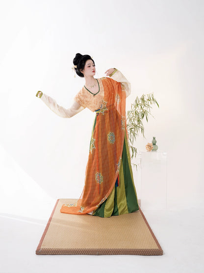 Lookbook Series Broken Autumn Tang Hanfu