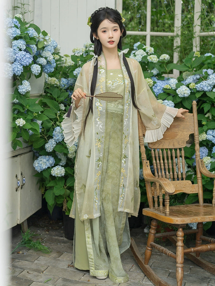 Lookbook Series Modern Hanfu 2025 Tea Dyeing