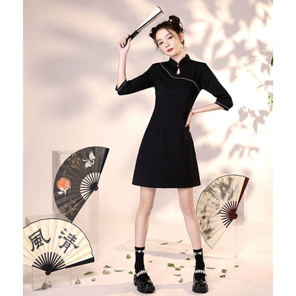 New Chinese Style Cheongsam Qipao Girlish Dressy Casual 5