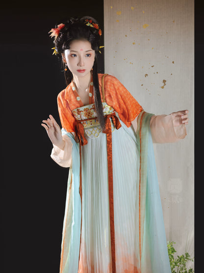 Lookbook Series Shimmering Autumn Tang Hanfu