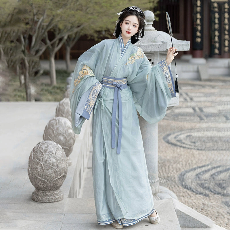 Qin Han Dynasty Female Costume recreates Warring States Robe Hanfu Shop