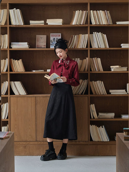 Shan Yuan Ye Hong Mei Se : Montyard Mume Rouge