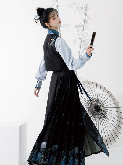 Lookbook Series Bamboo Rain Autumn Ming Hanfu