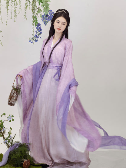 Wei and Jin Dynasties 烟雨 bapo Daxiuru Skirt Hanfu Dress