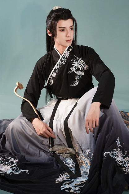 Wei Jin Original Hanfu Men Embroidery Poet