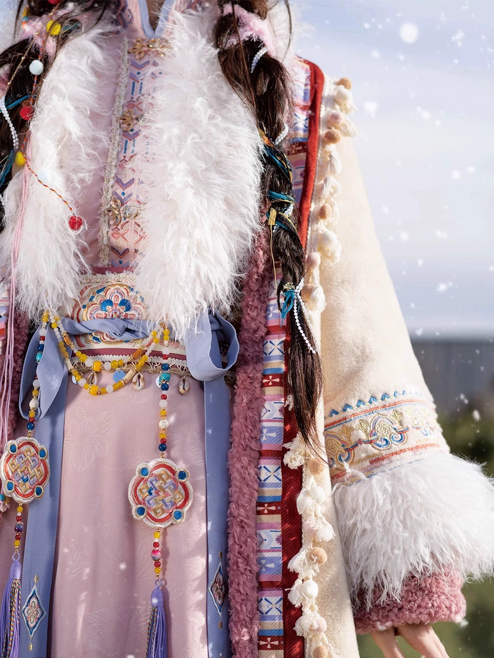 Lookbook Series Ethnic Winter Hanfu Snowy Mulberry