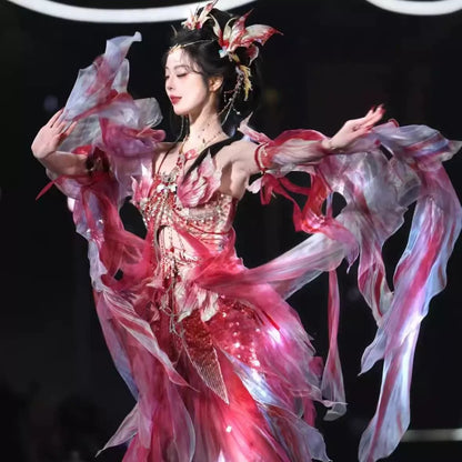 Oriental Aesthetics Series Koi Carp 2.0 Dancing Hanfu Dress