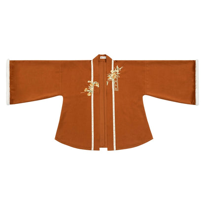 Hanshang Hualian Ming Modern Hanfu Orange