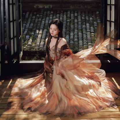 Timeless Fragrance Series Dead-Leaf Butterfly Hanfu