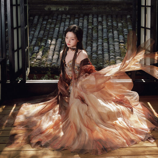 Timeless Fragrance Series Dead-Leaf Butterfly Hanfu