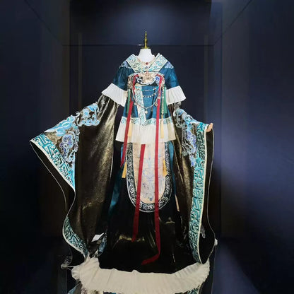 Haute Couture Series Woven Fabric Embroidered Hanfu Qing Huan Bronze Sacred Tree Sui