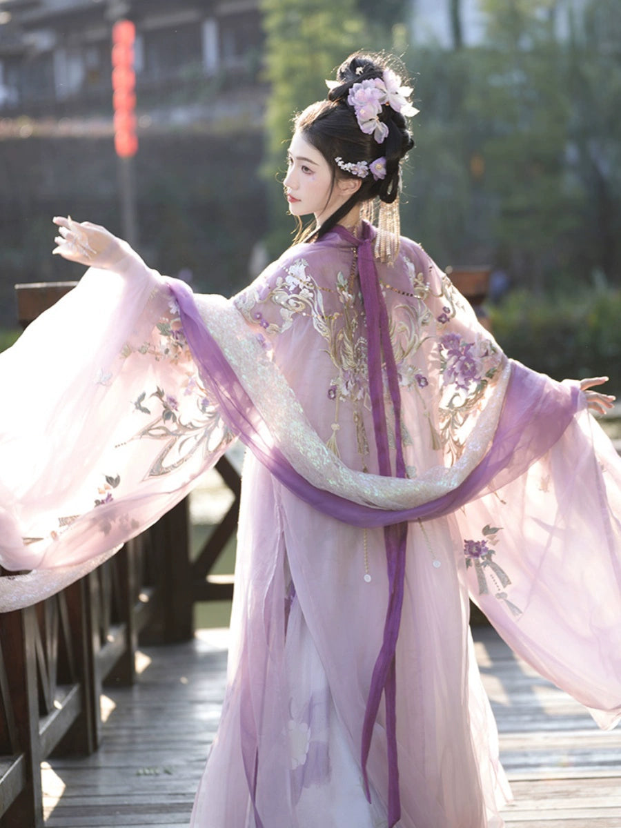 Twelve Flower Goddesses Series Peony Hanfu Dress