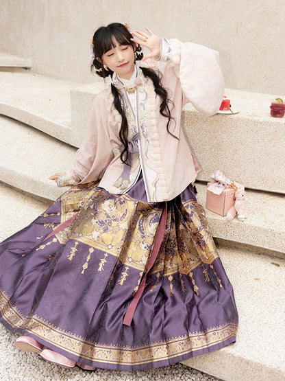 Ziyou Jinshuang : Amethyst Glaze Goldfrost