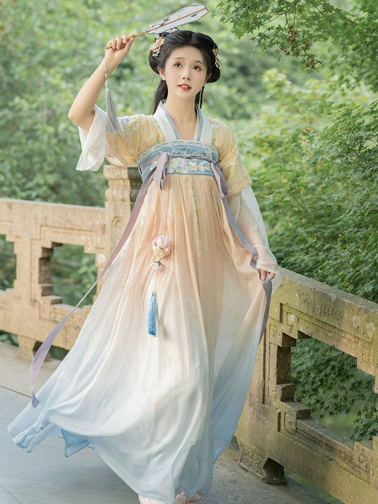 LOOKBOOK SERIES Tang Dynasty Roses Hanfu