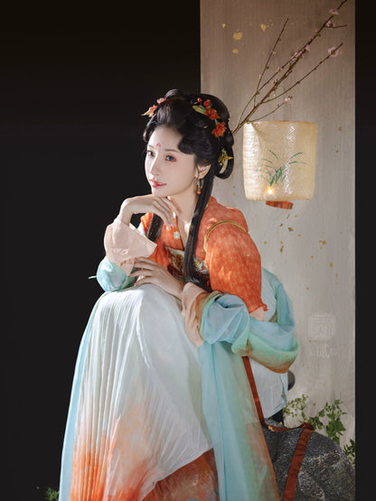 Lookbook Series Shimmering Autumn Tang Hanfu