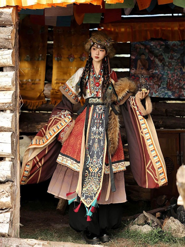 Lookbook Series Exotic Tibet Winter Hanfu