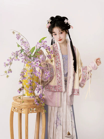 Mountain-View Qiao Series New Chinese Hanfu Dill Warm Sweet