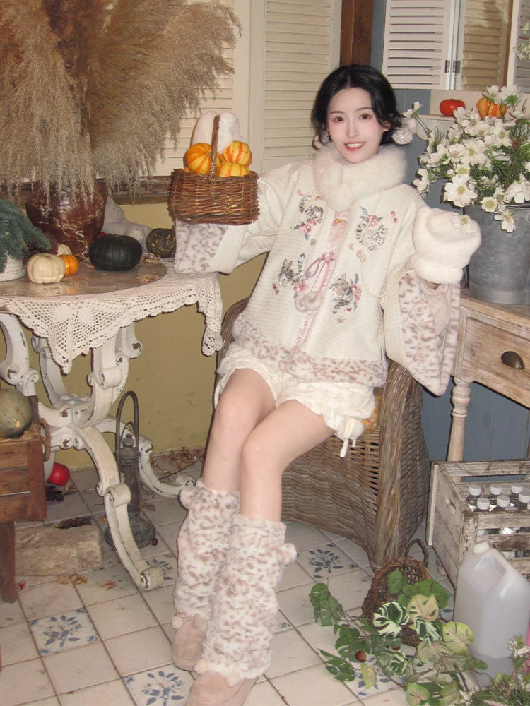 Lookbook Series Leopard Peach Blossom