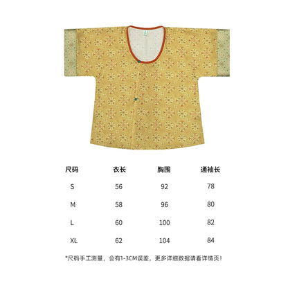 Lookbook Series Palace Tang Dynasty Hanfu Gold Stained Screen