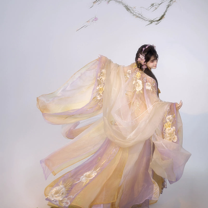 Ethereal Dreamscape Series Supreme Hanfu-Camellight