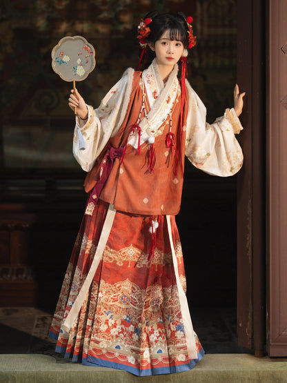 Lookbook Series Time and Years Winter Hanfu