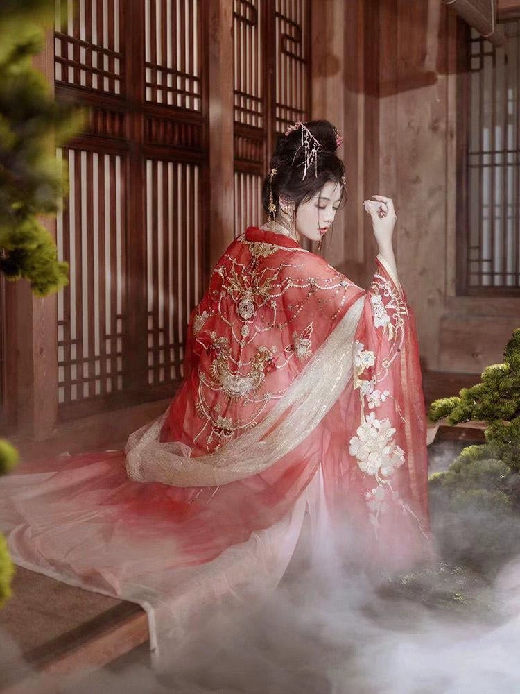 Twelve Flower Goddesses Series Hibiscus Hanfu Dress