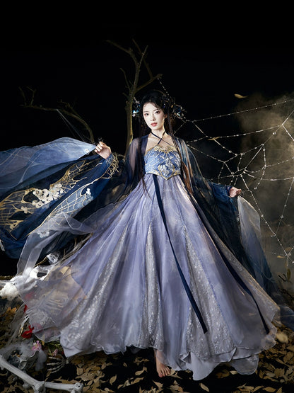 Timeless Fragrance Series Mountain Charm Cobweb Hanfu