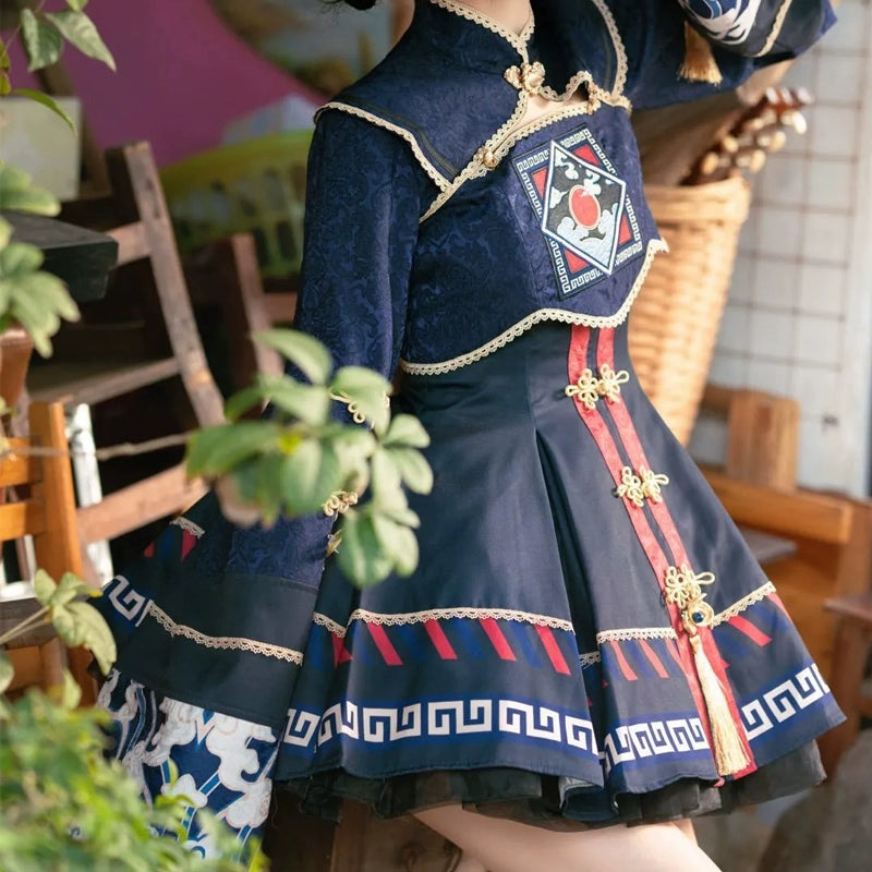 New Chinese Style Lolita Dark Zombie JSK