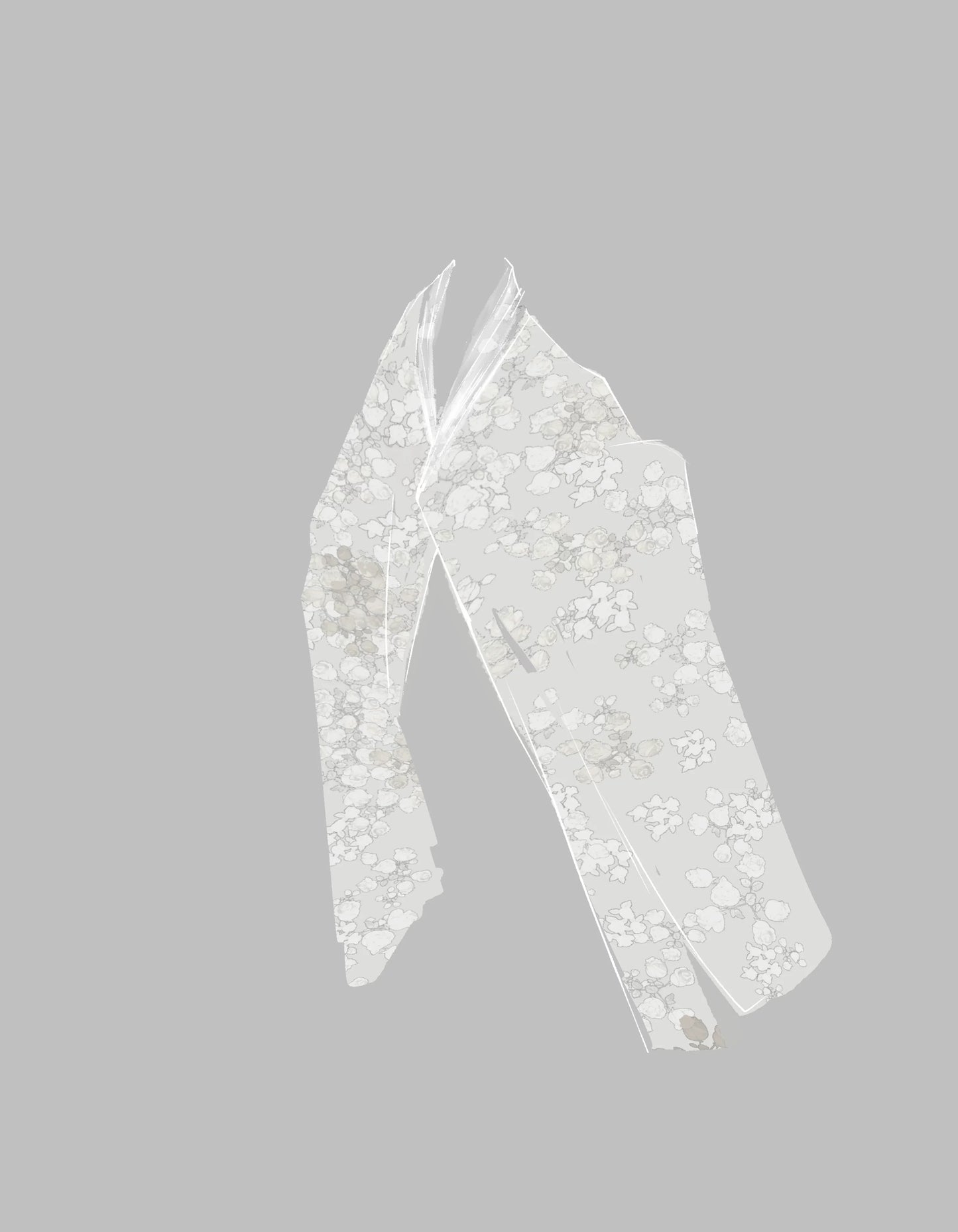 Cloud-Kissing Nature Series Apricot Blossoms in Light Rain Wei Hanfu