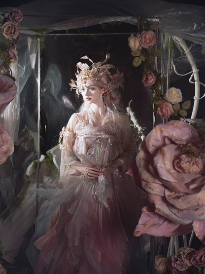 Oriental Aesthetics Series Pink Dreamer Hanfu Dress