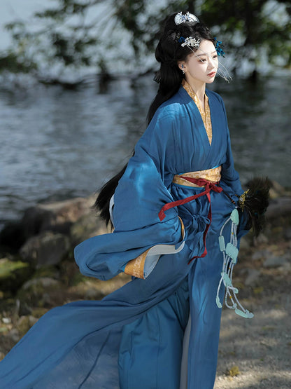 Women's Hanfu Warring States Robe 莫离 Trailing DRESS