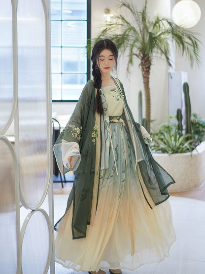 LOOKBOOK SERIES Song Dynasty Green Jasmine Hanfu