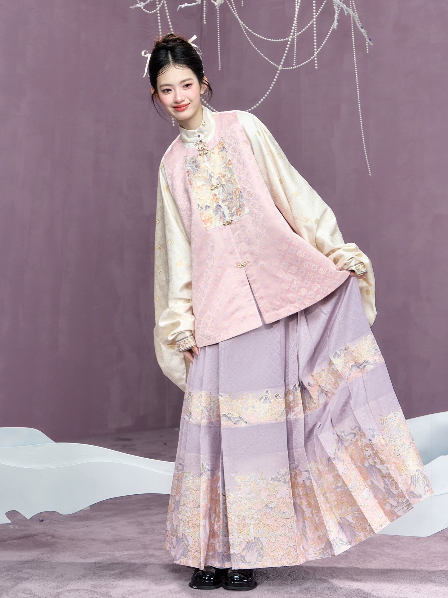 Lookbook Series Strings High-Grade Fabrics Ming Dynasty Hanfu Graduation